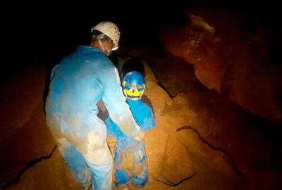 espeleología en león