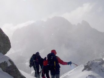 raquetas de nieve león